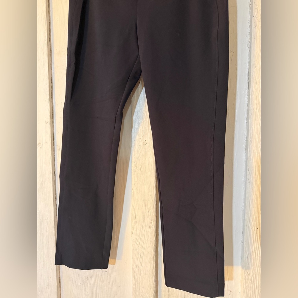 Veronica Beard Scuba Knit Pants Navy Blue Made in USA: Size 6 - Picture 3 of 10
